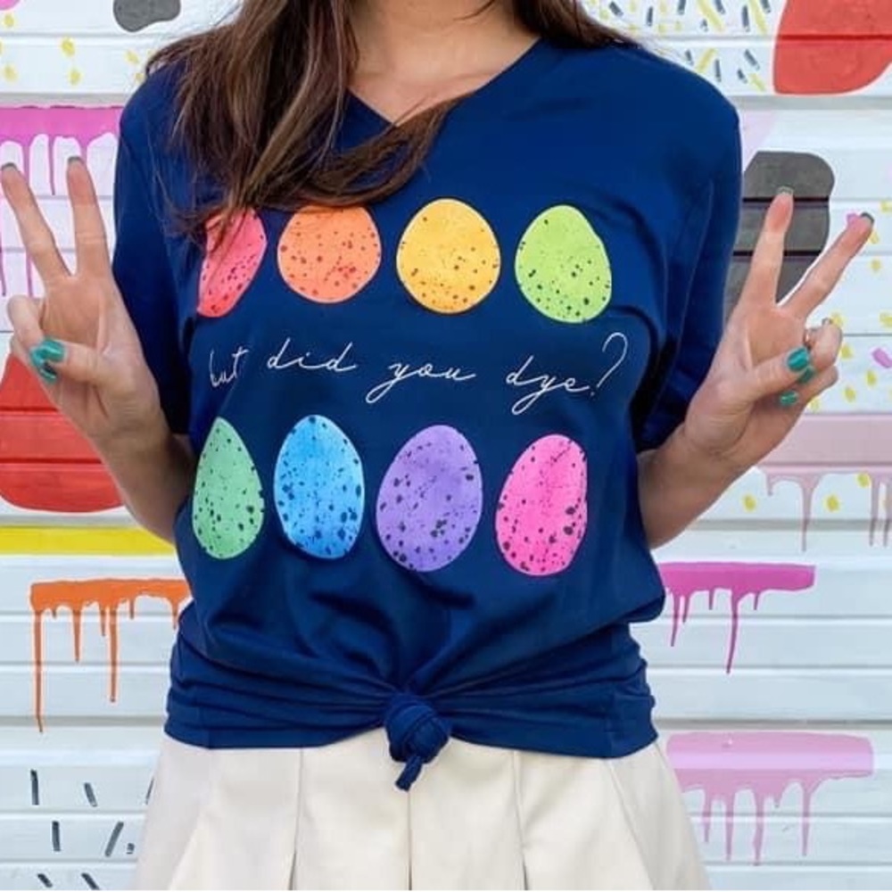 But did you dye? V Neck T-shirt